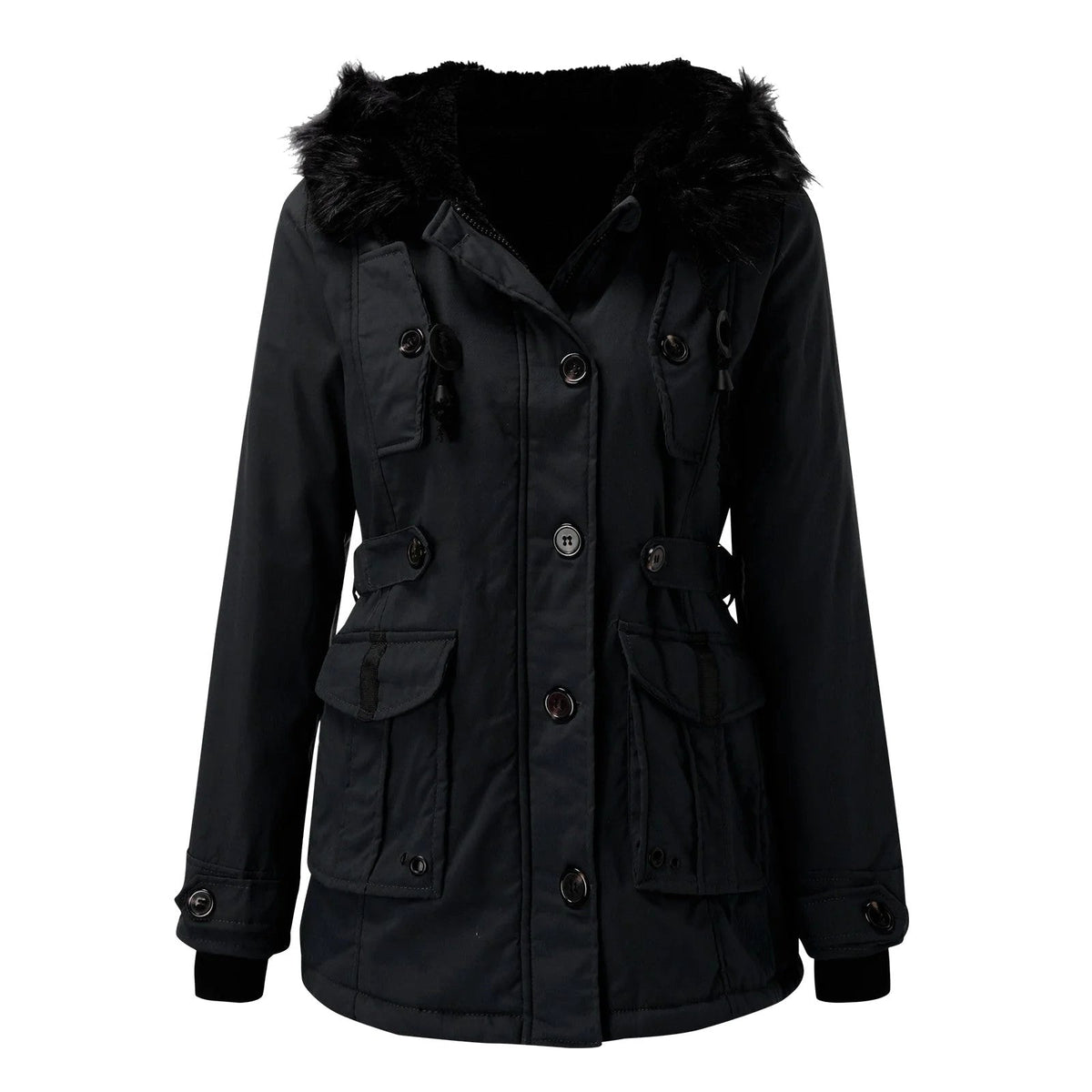 Delaney | Women's Hooded Parka Coat, Full-Length Winter Coat | The Dress Cellar