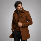 Derek | Women's Tailored Warm Coat, Structured Autumn Coat | The Dress Cellar