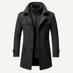 Derek | Women's Tailored Warm Coat, Structured Autumn Coat | The Dress Cellar
