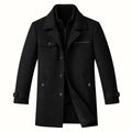 Devin | Men's Wool Blend Jacket, Tailored Smart Jacket | The Dress Cellar | Black