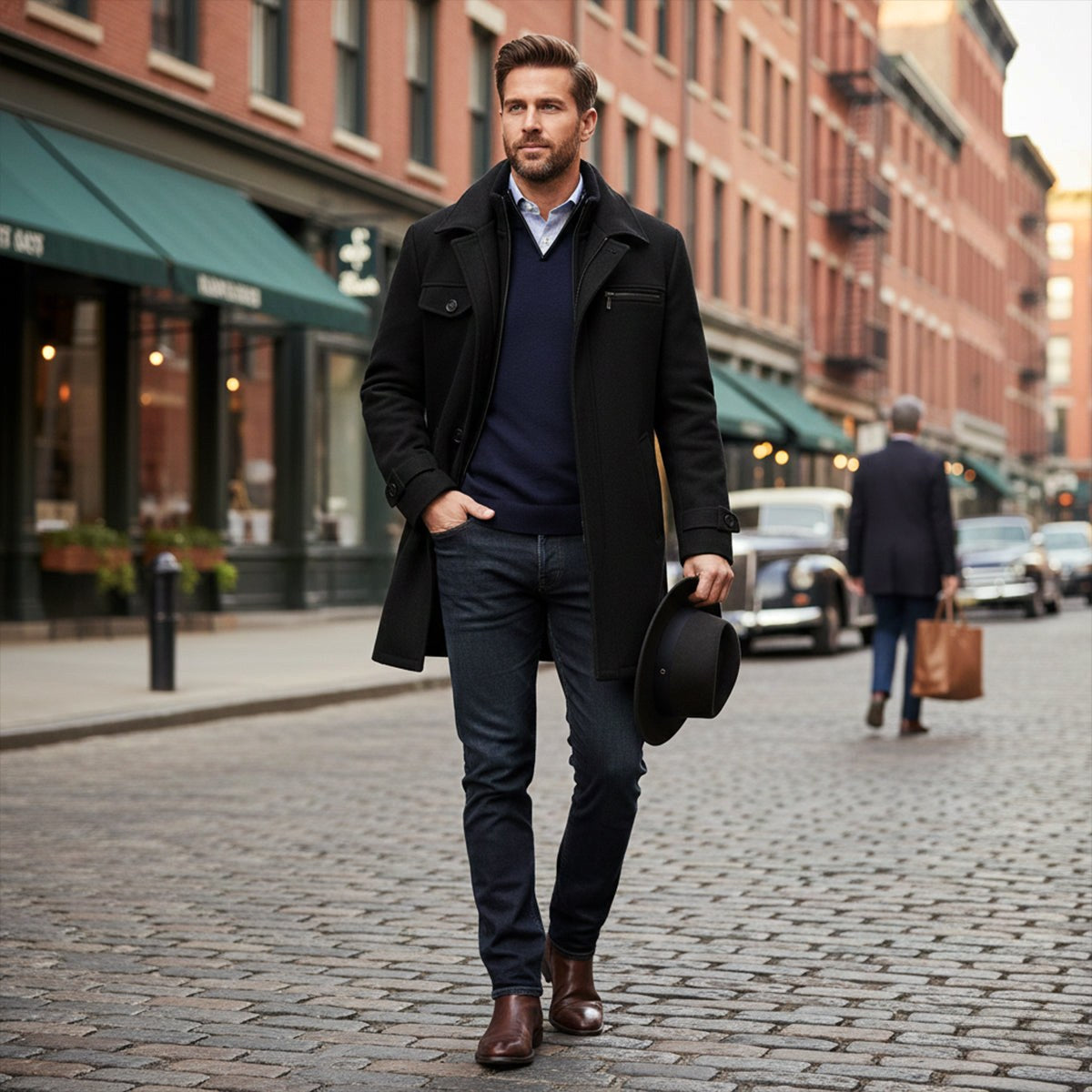 Devin | Men's Wool Blend Jacket, Tailored Smart Jacket | The Dress Cellar