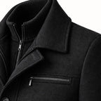 Devin | Men's Wool Blend Jacket, Tailored Smart Jacket | The Dress Cellar | Brown