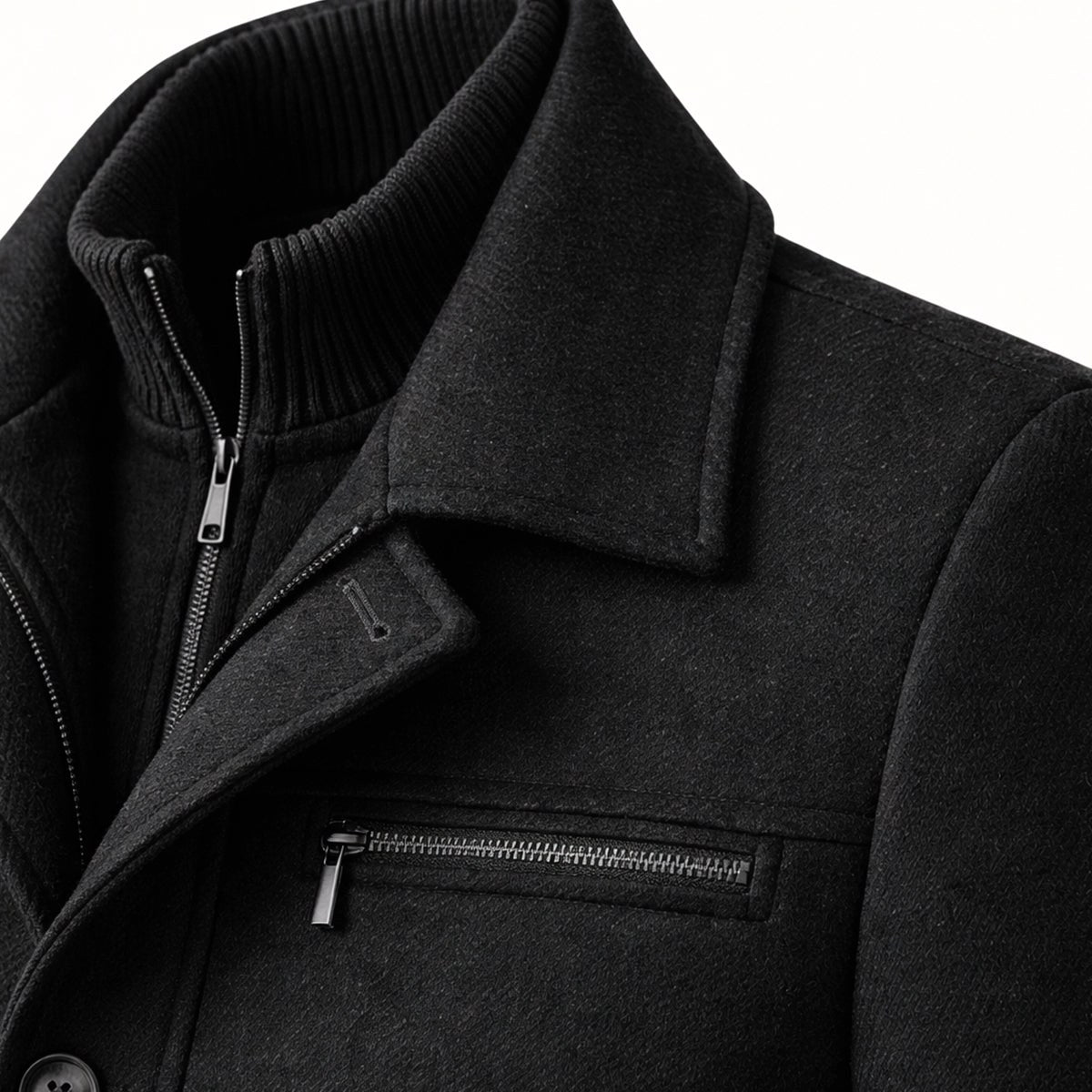 Devin | Men's Wool Blend Jacket, Tailored Smart Jacket | The Dress Cellar | Brown
