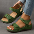Diana | Women's Orthopedic Wedge Sandals - Green