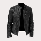 Douglas | Men's Premium Leather Jacket, Classic Tailored Jacket | The Dress Cellar