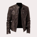 Douglas | Men's Premium Leather Jacket, Classic Tailored Jacket | The Dress Cellar