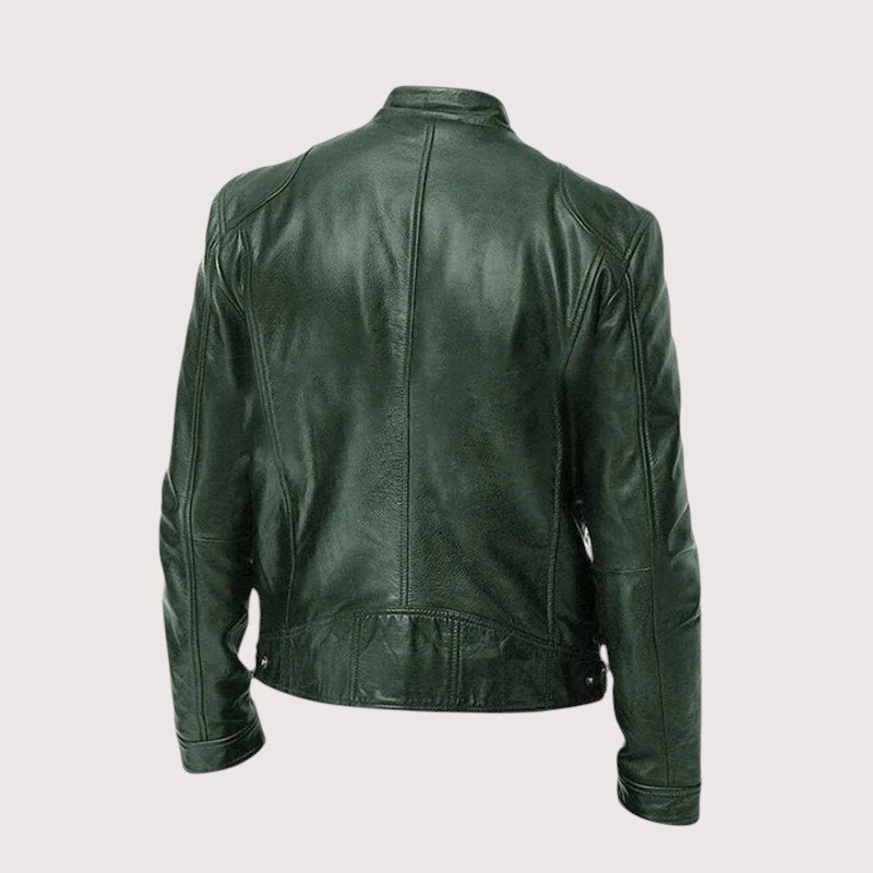 Douglas | Men's Premium Leather Jacket, Classic Tailored Jacket | The Dress Cellar