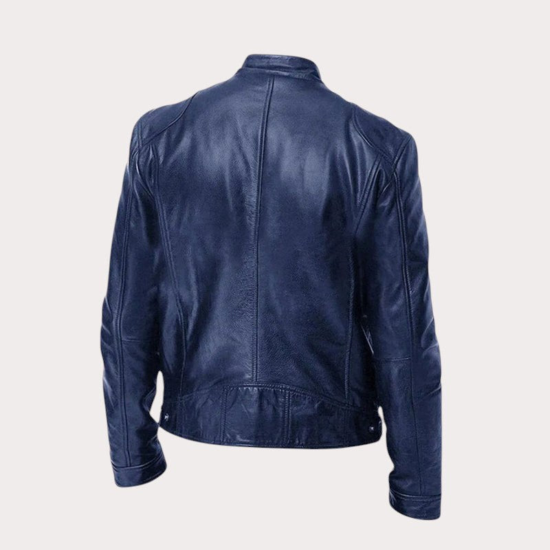 Douglas | Men's Premium Leather Jacket, Classic Tailored Jacket | The Dress Cellar