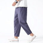 Edward | Men's Tapered Drawstring Pants, Relaxed Fit Pants | The Dress Cellar