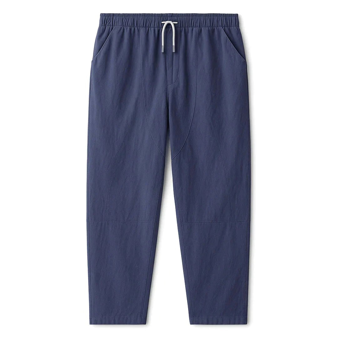 Edward | Men's Tapered Drawstring Pants, Relaxed Fit Pants | The Dress Cellar