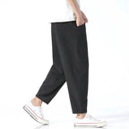Edward | Men's Tapered Drawstring Pants, Relaxed Fit Pants | The Dress Cellar