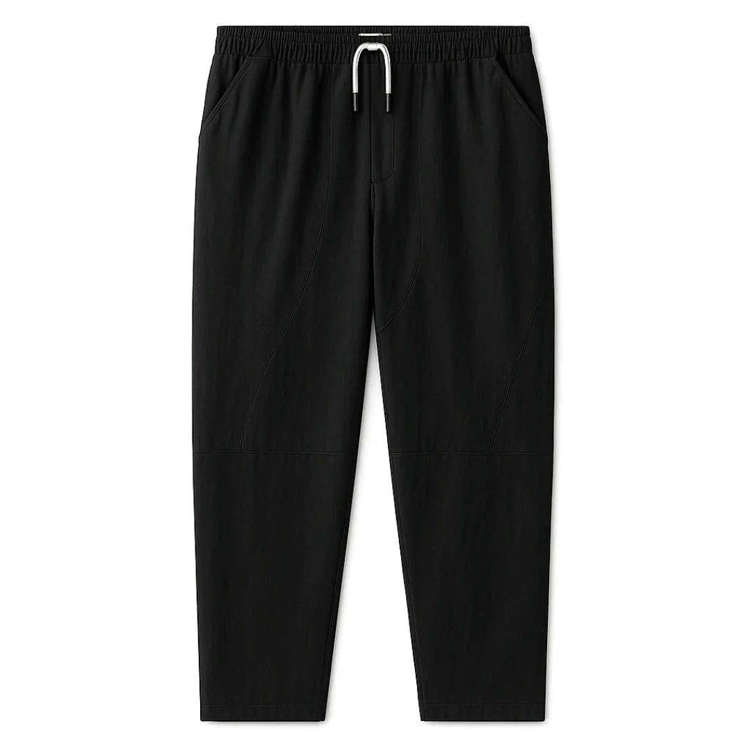 Edward | Men's Tapered Drawstring Pants, Relaxed Fit Pants | The Dress Cellar