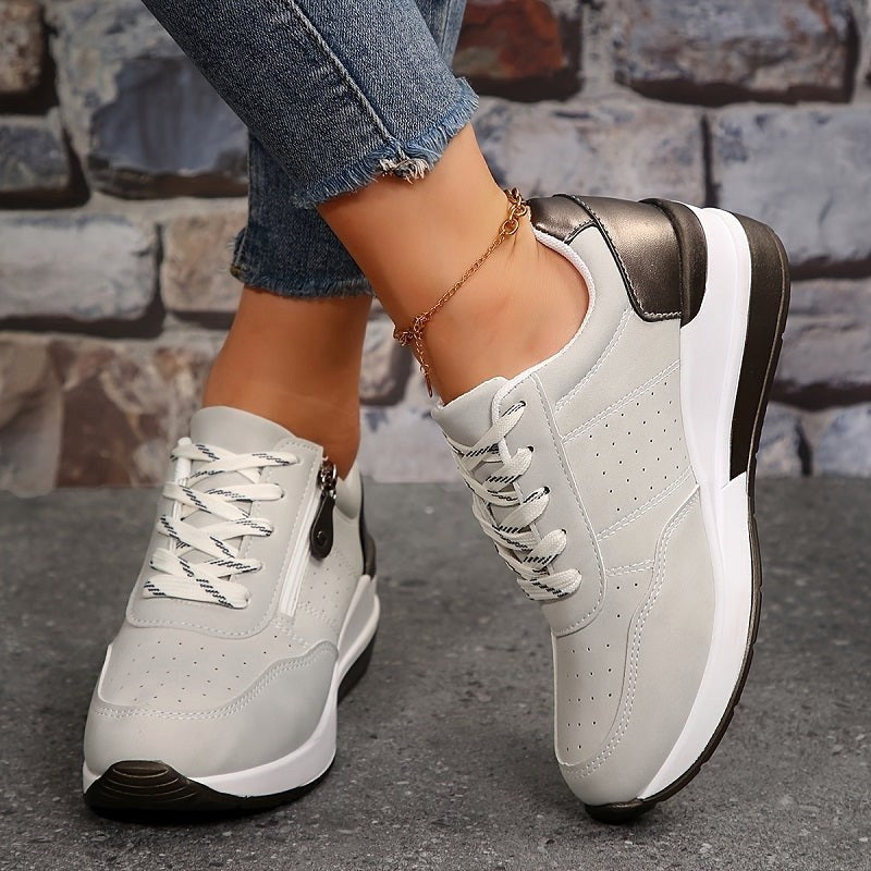 Edith | Women's Orthopaedic Trainers, Comfortable Slip-On Shoes | The Dress Cellar