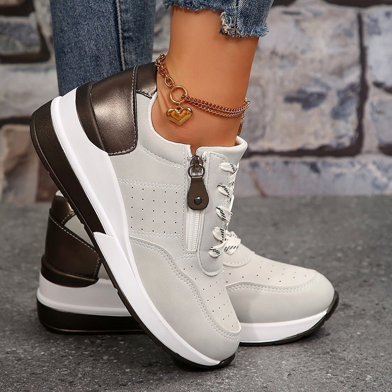Edith | Women's Orthopaedic Trainers, Comfortable Slip-On Shoes | The Dress Cellar
