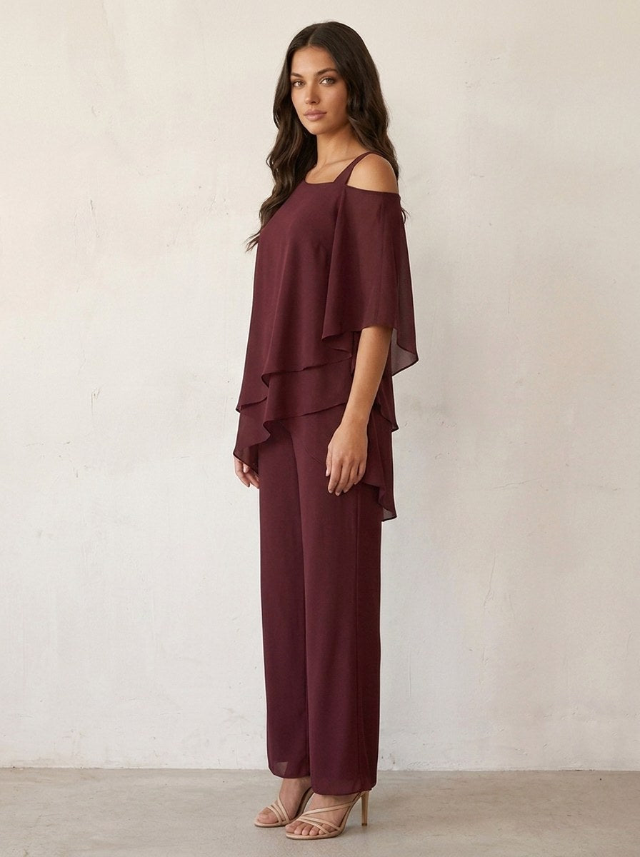 Elena | Women's Chiffon Two-Piece Set - image 13