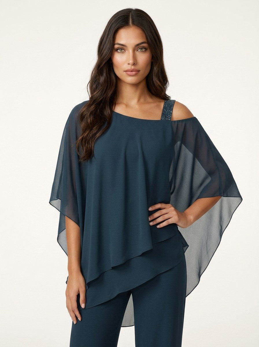 Elena | Women's Chiffon Two-Piece Set - image 8