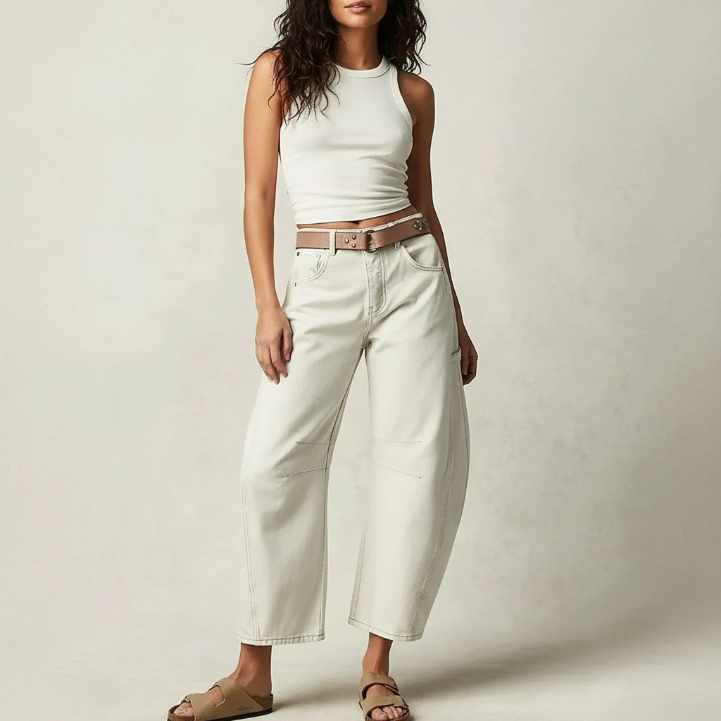 Elina | Women's Baggy High-Rise Jeans - image 10