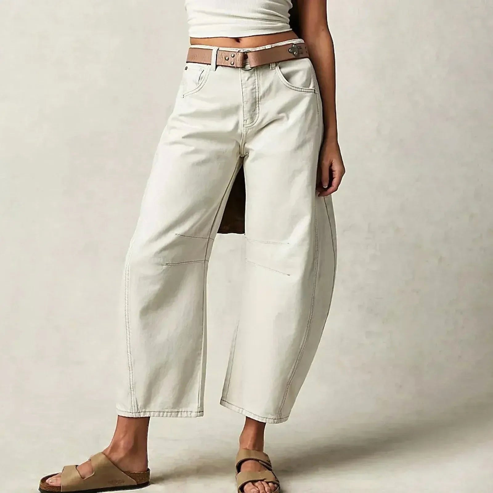 Elina | Women's Baggy High-Rise Jeans - image 11