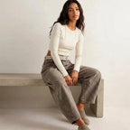 Elina | Women's Baggy High-Rise Jeans - image 7
