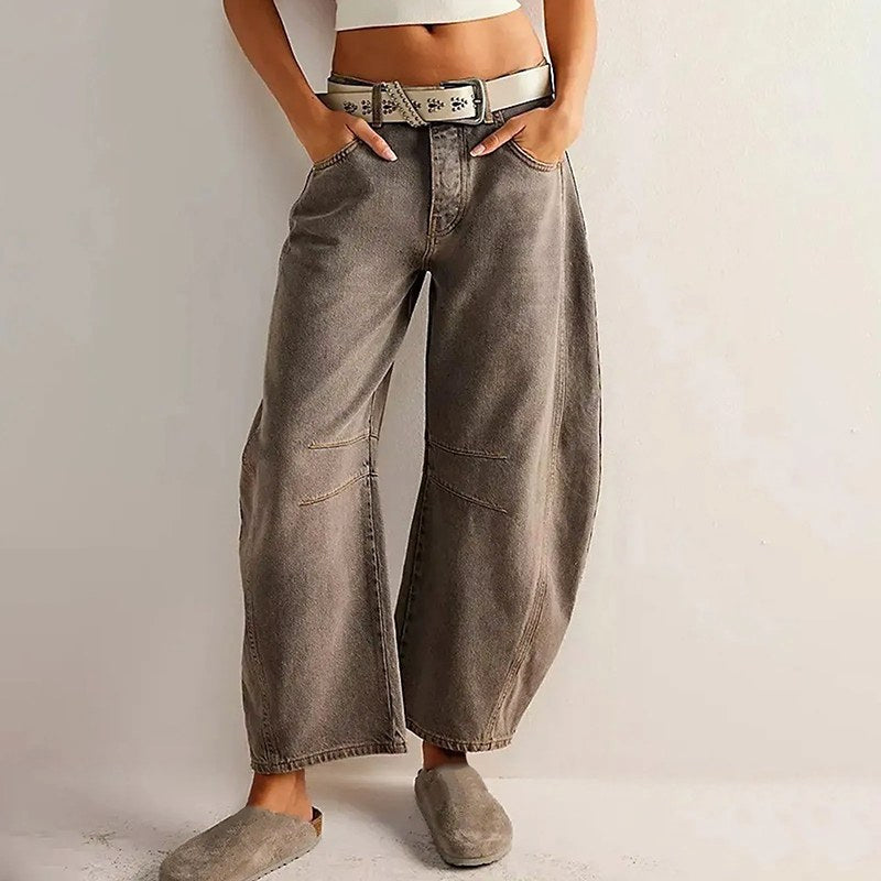 Elina | Women's Baggy High-Rise Jeans - image 8