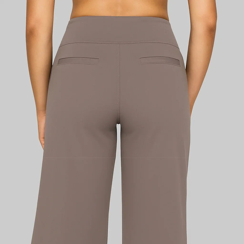 Elina | Women's Comfort Stretch Trousers - Donkergrijs