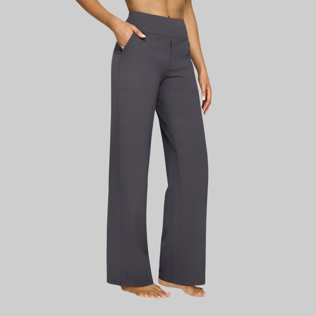 Elina | Women's Comfort Stretch Trousers - Wit
