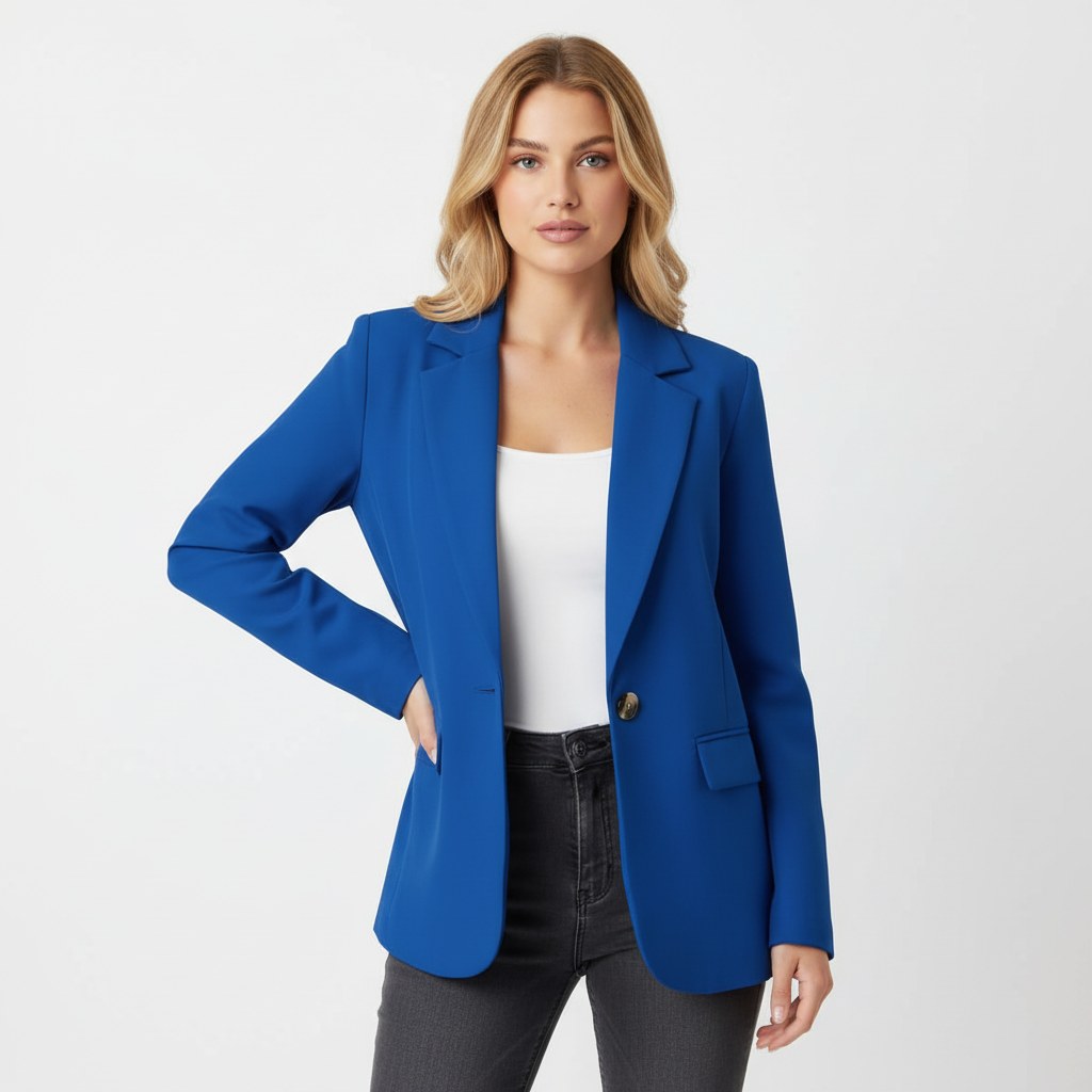Elina | Women's Tailored Blazer - Wit