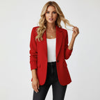 Elina | Women's Tailored Blazer - Khaki