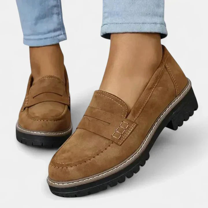 Elise | Women's Orthopedic Loafers - Brown