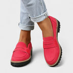 Elise | Women's Orthopedic Loafers - Red