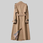 Eloise | Women's Belted Double-Breasted Trench Coat, Longline Winter Coat | The Dress Cellar