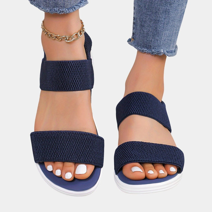 Emilia | Women's Orthopedic Stretch Sandals - Brown