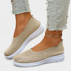 Emily | Women's Comfortable Slip-On Shoes - Apricot