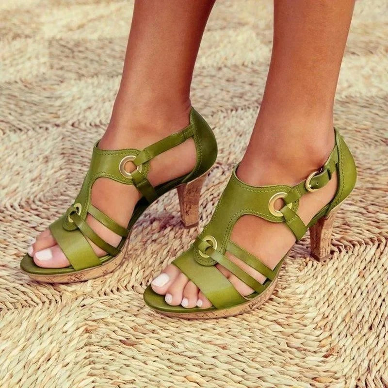 Erica | Women's Comfortable Block Heel Pumps - image 8
