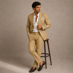 Evan | Men's Slim Fit Blazer and Trousers, Tailored Two-Piece Suit | The Dress Cellar | Light Blue