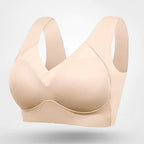 Evelyn | Women's Seamless Bra with Adjustable Straps - Beige