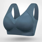 Evelyn | Women's Seamless Bra with Adjustable Straps - Dark blue
