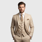 Phillip | Men's Three-Piece Suit with Vest and Lapels, Classic Suit | The Dress Cellar