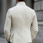 Connor | Men's Stand-Collar Cardigan with Button Fastening, Tailored Knit Cardigan | The Dress Cellar