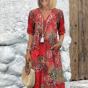 Fiora | Women's Colorful Midi Dress