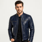 Brad | Men's Leather Jacket, Classic Timeless Leather Jacket | The Dress Cellar