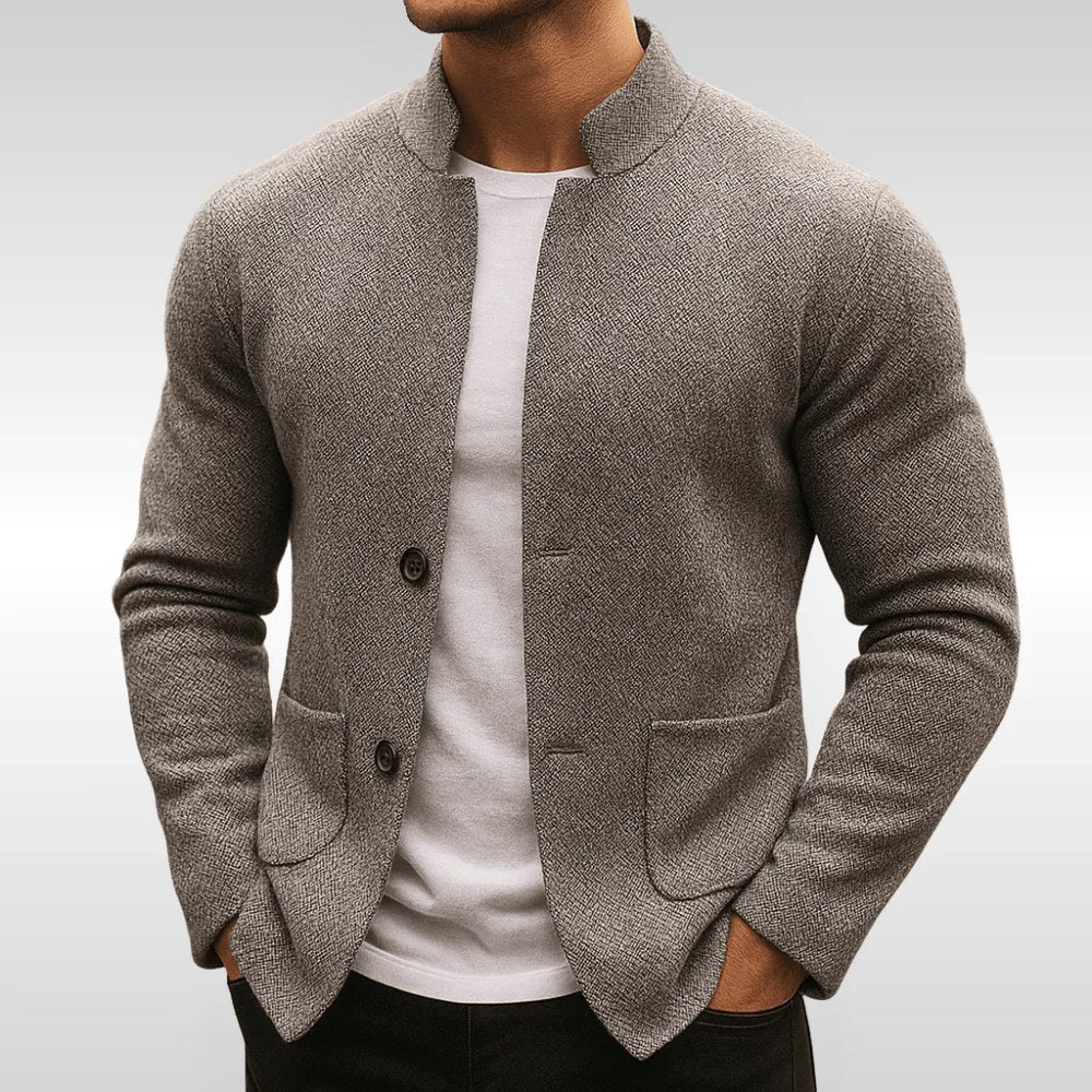 Martha | Women's Textured Knit Cardigan, Structured Button-Through Cardigan | The Dress Cellar