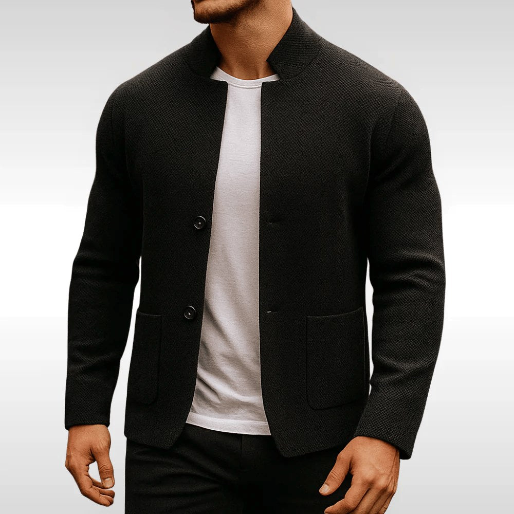 Martha | Women's Textured Knit Cardigan, Structured Button-Through Cardigan | The Dress Cellar