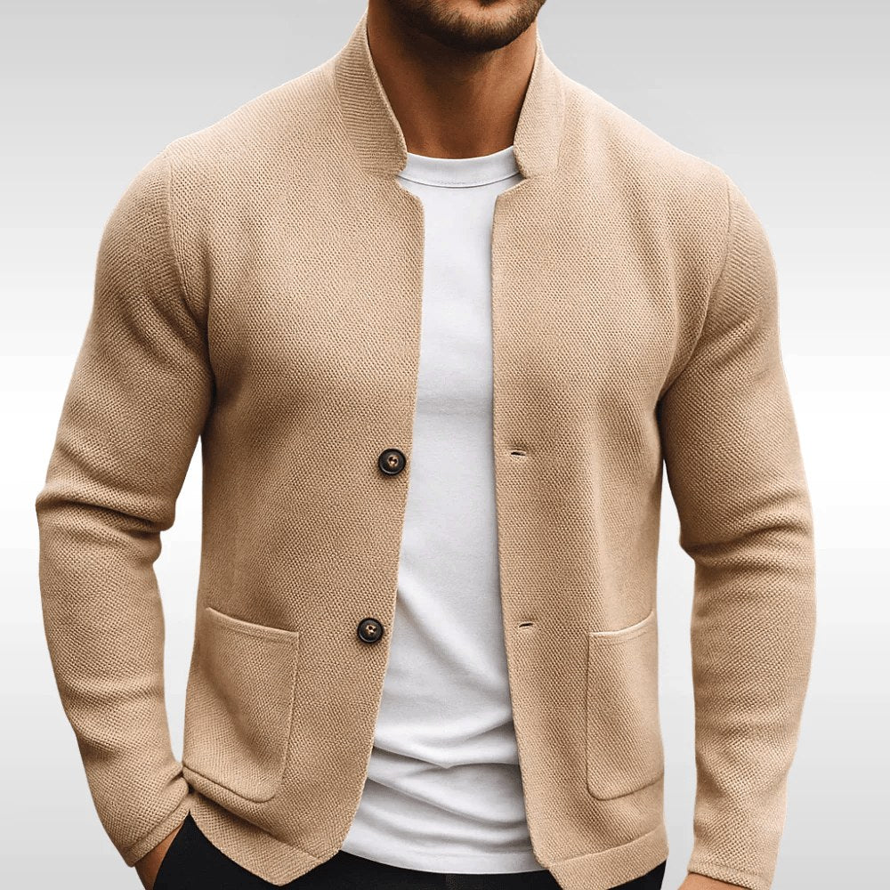 Martha | Women's Textured Knit Cardigan, Structured Button-Through Cardigan | The Dress Cellar