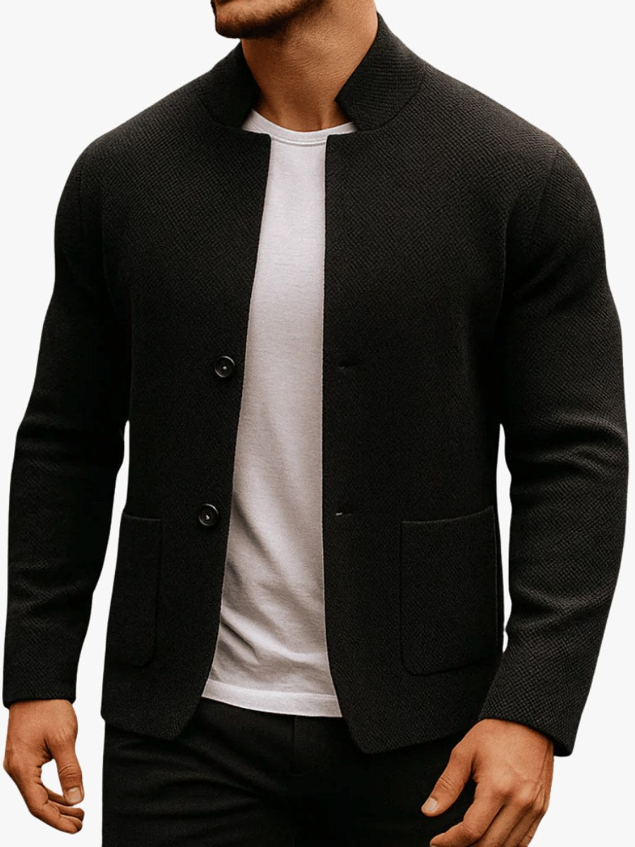 Martha | Women's Textured Knit Cardigan, Structured Button-Through Cardigan | The Dress Cellar