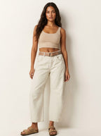 Freya | Women's Relaxed Barrel Jeans, High-Waist Denim Jeans | The Dress Cellar