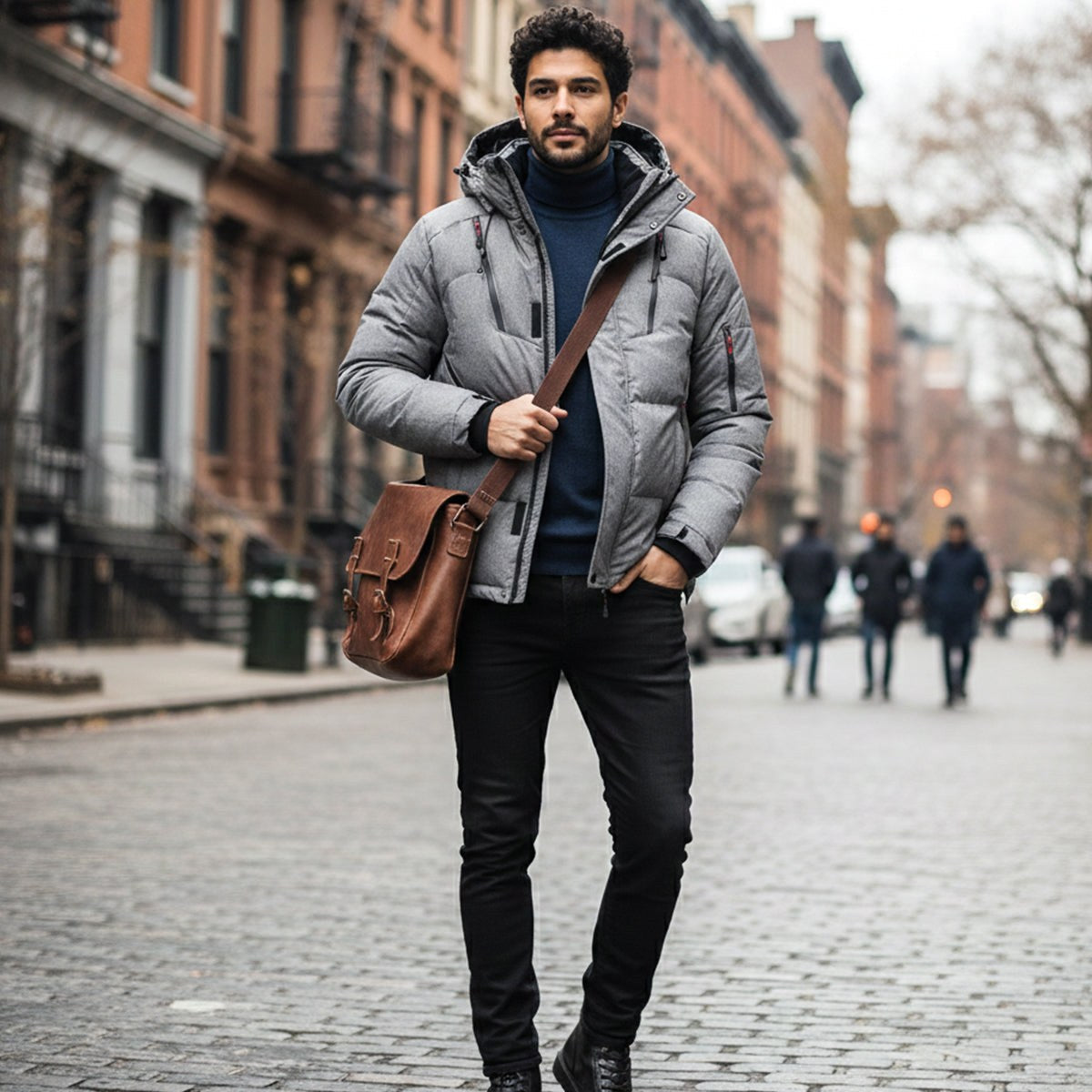 Garrett | Men's Insulated Winter Parka Jacket, Hooded Windproof Coat | The Dress Cellar