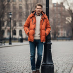 Garrett | Men's Insulated Winter Parka Jacket, Hooded Windproof Coat | The Dress Cellar