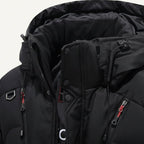 Garrett | Men's Insulated Winter Parka Jacket, Hooded Windproof Coat | The Dress Cellar | Green