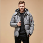 Garrett | Men's Insulated Winter Parka Jacket, Hooded Windproof Coat | The Dress Cellar